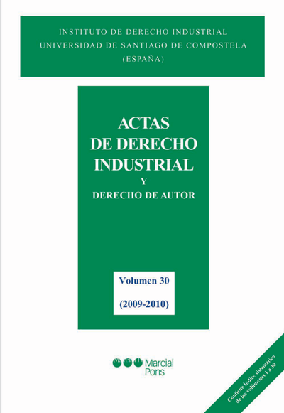 Actas de Derecho Industrial y Derecho de Autor XXX