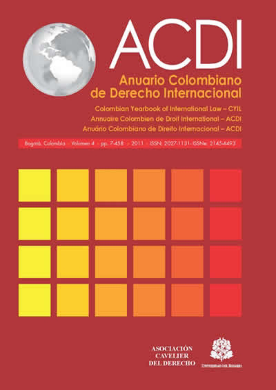 ACDI: Anuario Colombiano de Derecho Internacional 4