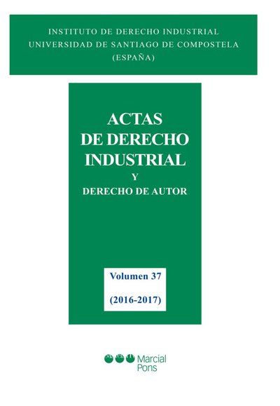 Actas de Derecho Industrial y Derecho de Autor XXXVII
