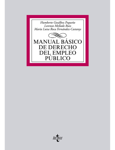Manual básico de derecho del empleo público
