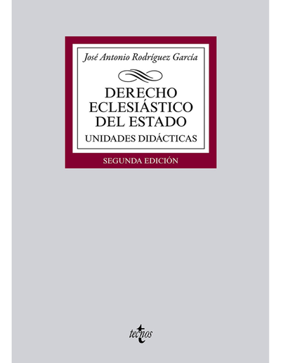Derecho eclesiástico del Estado: unidades didácticas