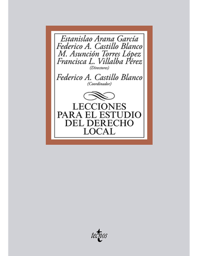 Lecciones para el estudio del derecho local