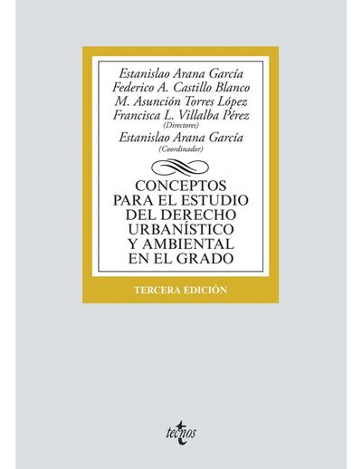 Conceptos para el estudio del Derecho urbanístico y ambiental en el grado