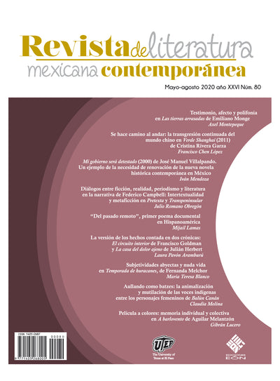 Revista de Literatura Mexicana Contemporánea (80)