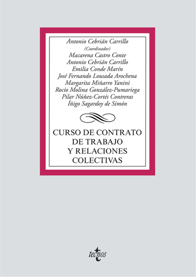 Curso de contrato de trabajo y relaciones colectivas