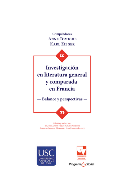 Investigación en literatura general y comparada en Francia: balance y perspectivas