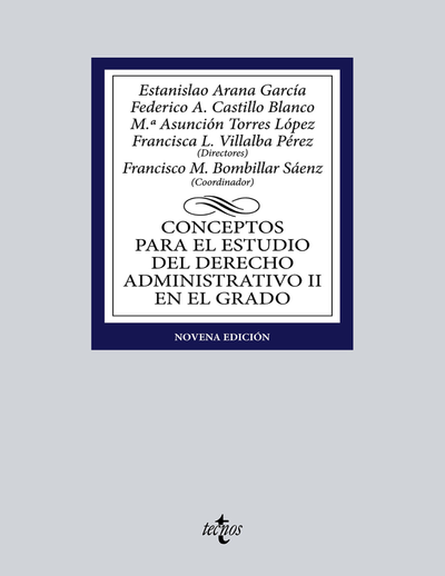 Conceptos para el estudio del derecho administrativo II en el grado