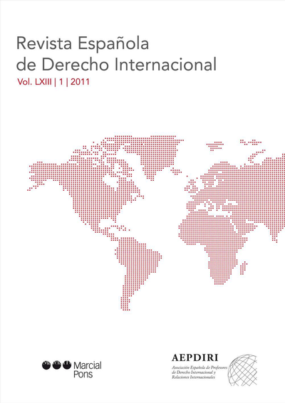 Revista Española de Derecho Internacional 63 (1)