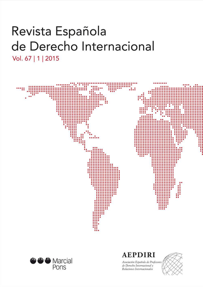 Revista Española de Derecho Internacional 67 (1)