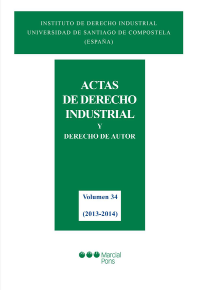 Actas de Derecho Industrial y Derecho de Autor XXXIV