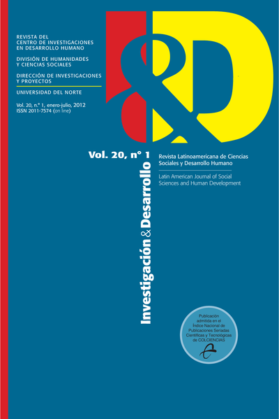 Revista Investigación y Desarrollo 20 (1)