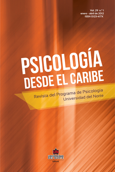 Revista Psicología desde el Caribe 29 (1)