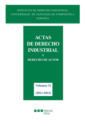 Actas de Derecho Industrial y Derecho de Autor XXXII