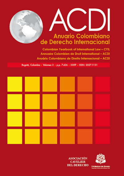 ACDI: Anuario Colombiano de Derecho Internacional 2