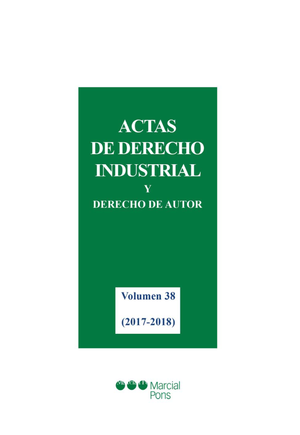 Actas de Derecho Industrial y Derecho de Autor XXXVIII