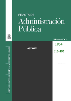 Agravios. Revista de Administración Pública, (13)