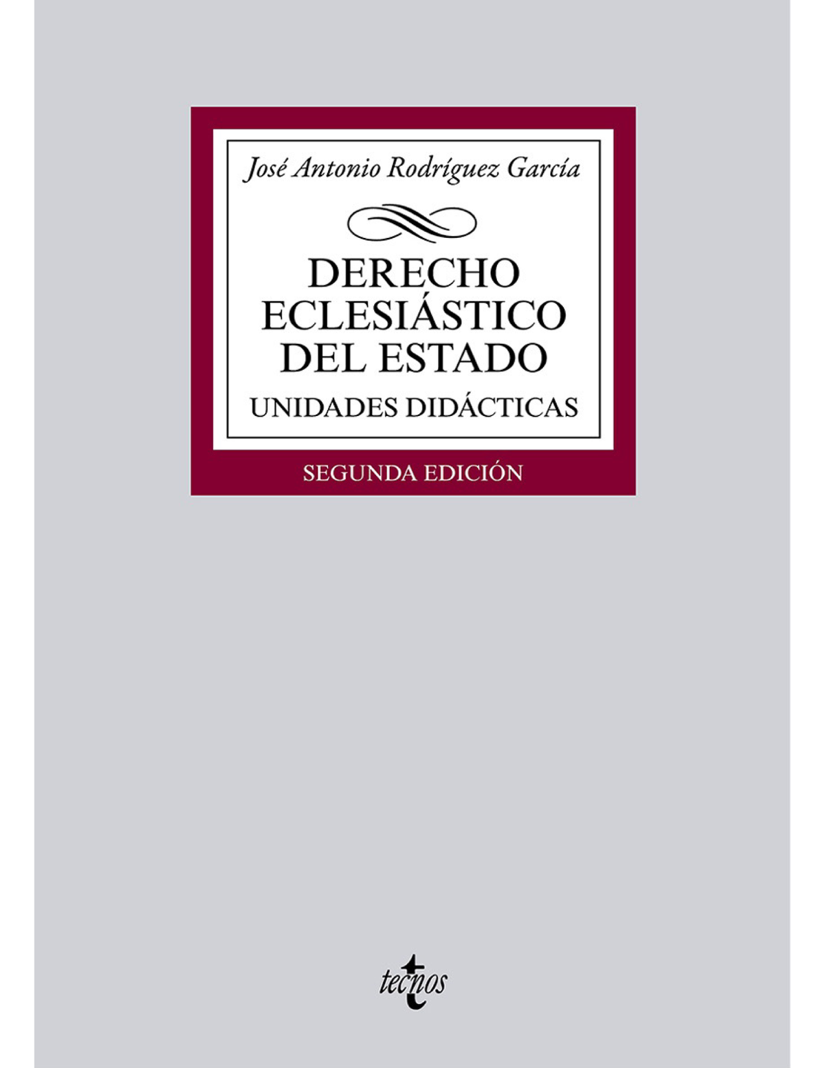 Derecho eclesiástico del Estado: unidades didácticas