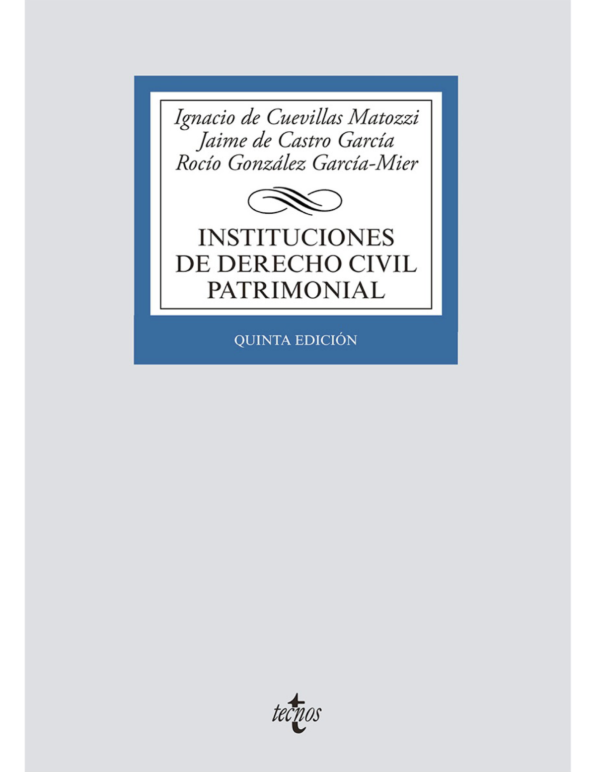Instituciones de Derecho Civil Patrimonial