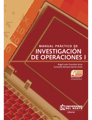 Manual práctico de investigación de operaciones I