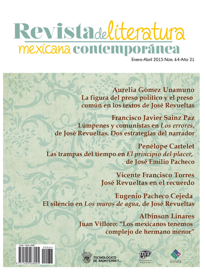 Revista de Literatura Mexicana Contemporánea (64)