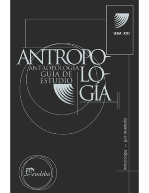 Antropología: guía de estudio