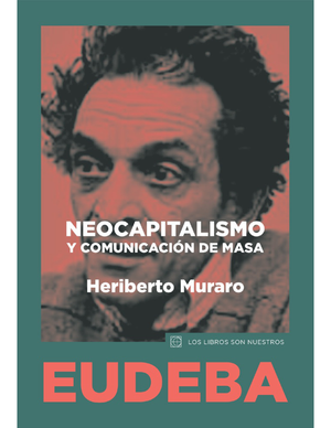 Neocapitalismo y comunicación de masas