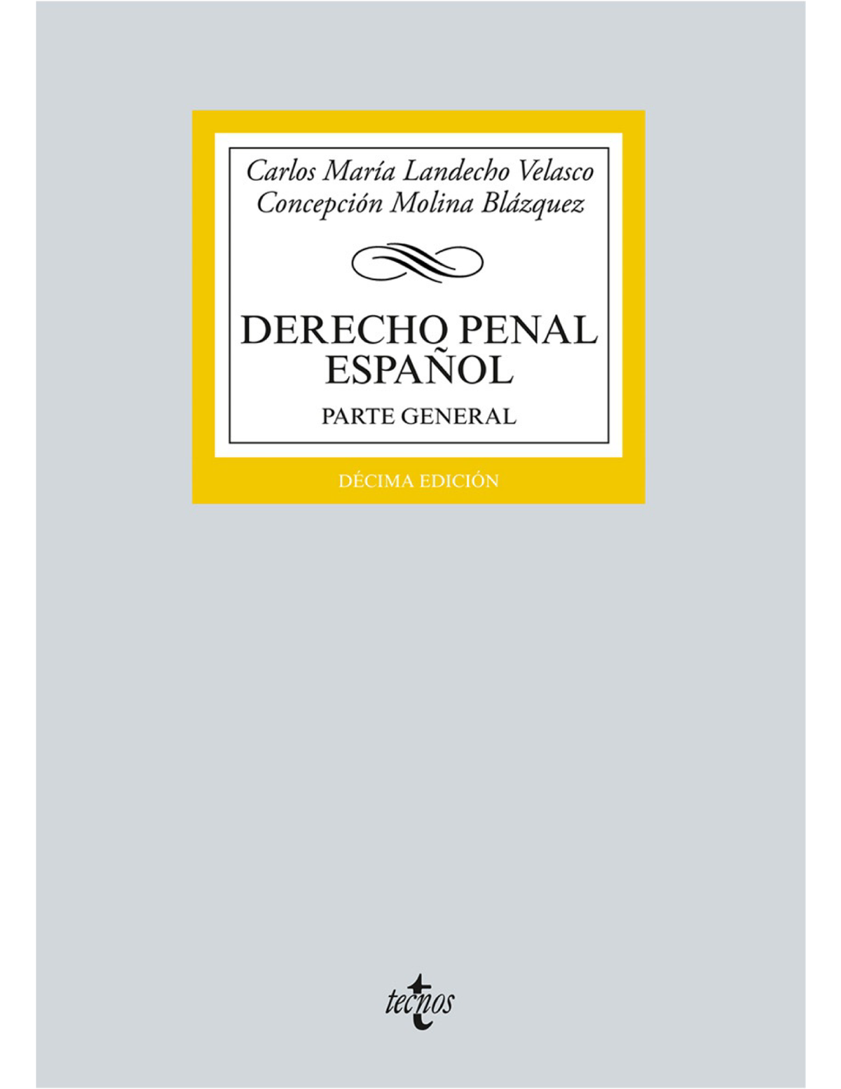 Derecho Penal español. Parte general