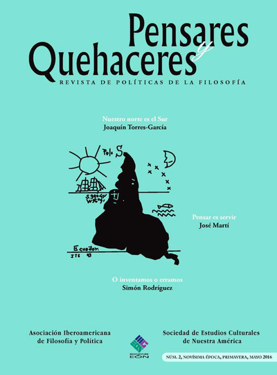 Pensares y quehaceres: revista de políticas de la filosofía. Novísima época (2)