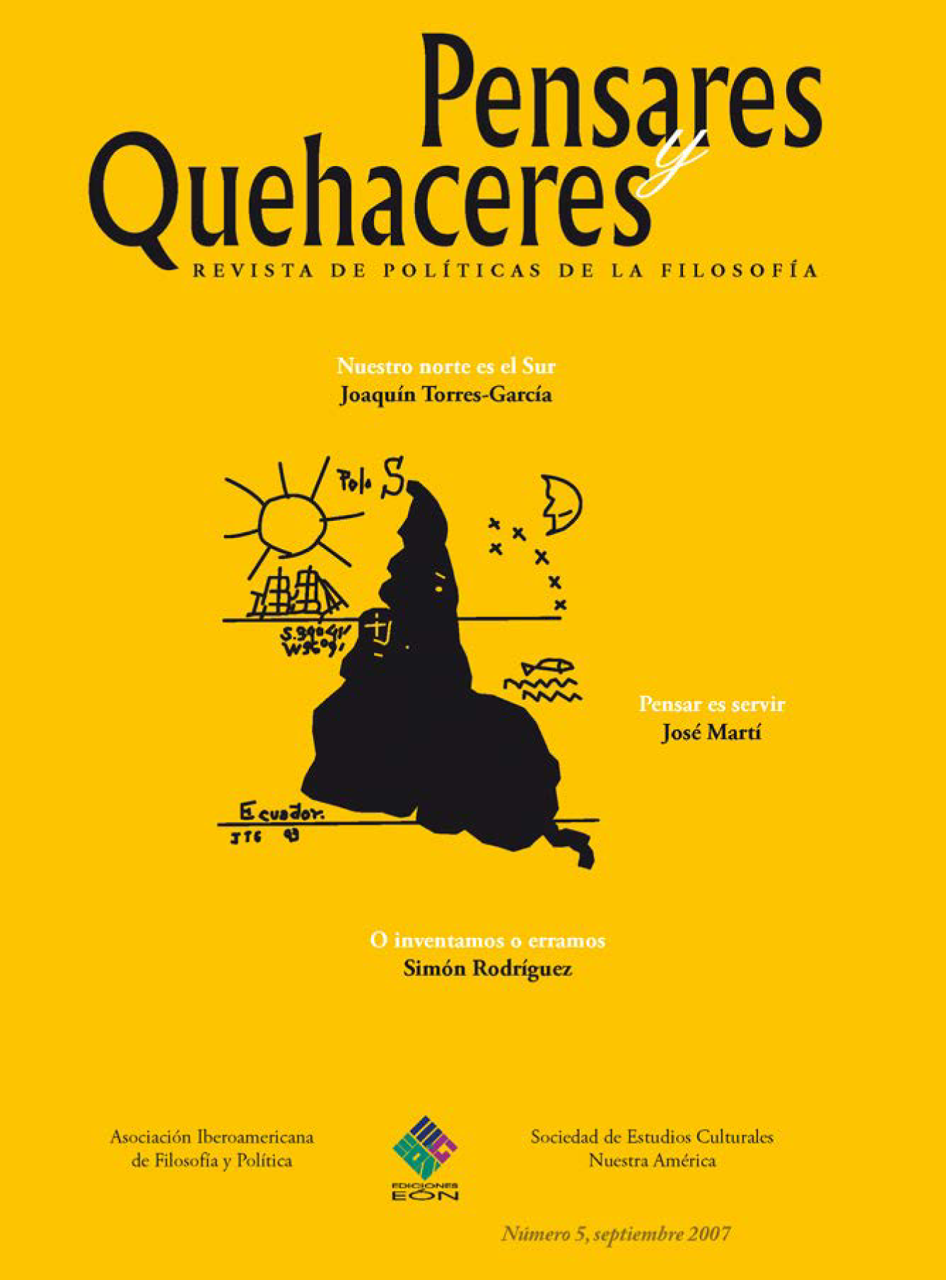 Pensares y quehaceres: revista de políticas de la filosofía (5)