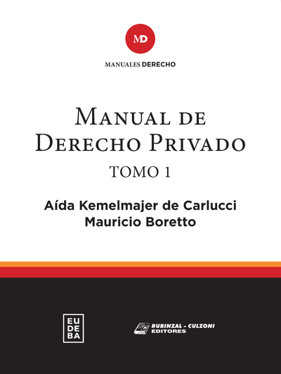 Manual de derecho privado. Tomo I