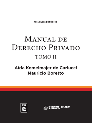 Manual de derecho privado. Tomo II