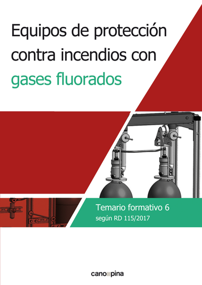 Equipos de protección contra incendios con gases fluorados