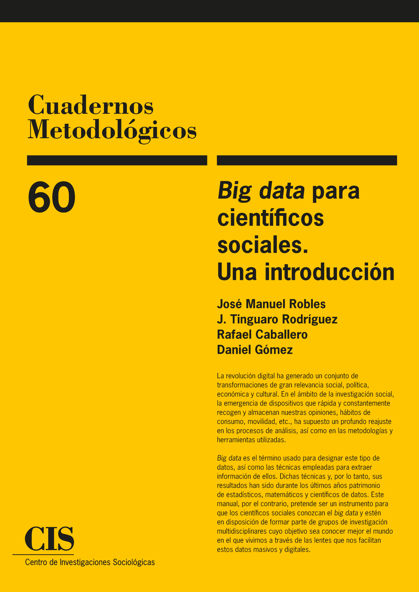 Big data para científicos sociales: una introducción