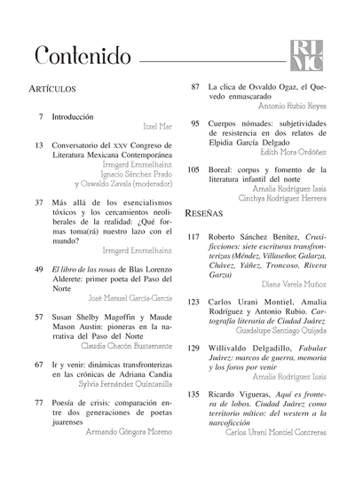 Revista de Literatura Mexicana Contemporánea (79)