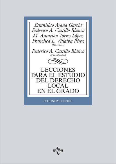 Lecciones para el estudio del derecho local