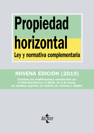 Propiedad horizontal: ley y normativa complementaria