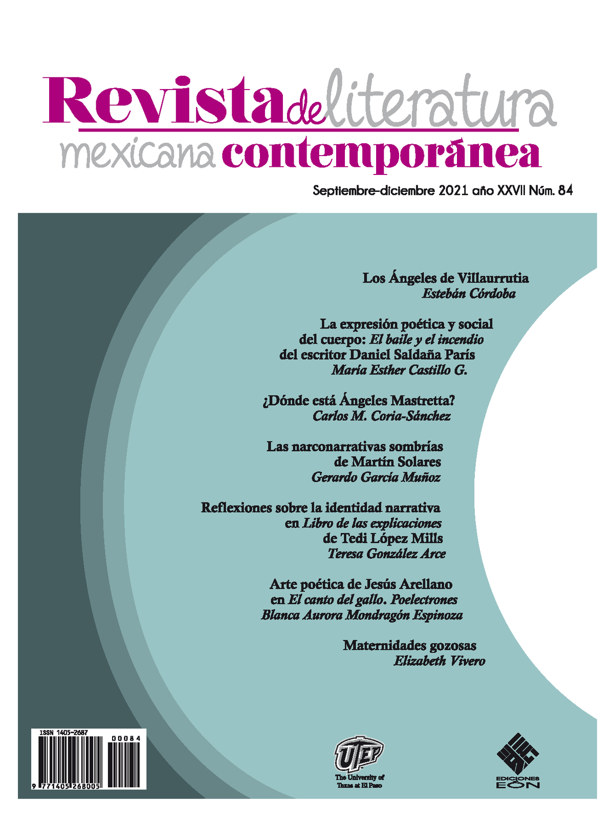 Revista de Literatura Mexicana Contemporánea (84)