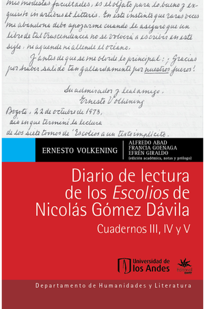 Diario de lectura de los Escolios de Nicolás Gómez Dávila: Cuadernos III, IV y V