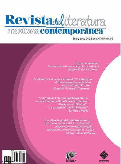 Revista del Literatura mexicana contemporánea (85)