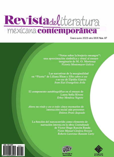 Revista del Literatura mexicana contemporánea (87)