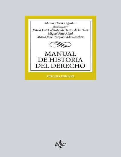 Manual de historia del derecho