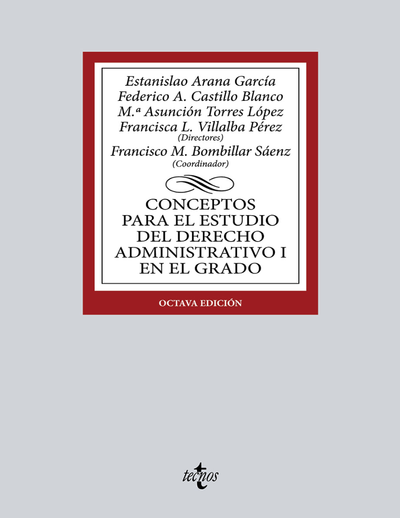 Conceptos para el estudio del derecho administrativo I en el grado