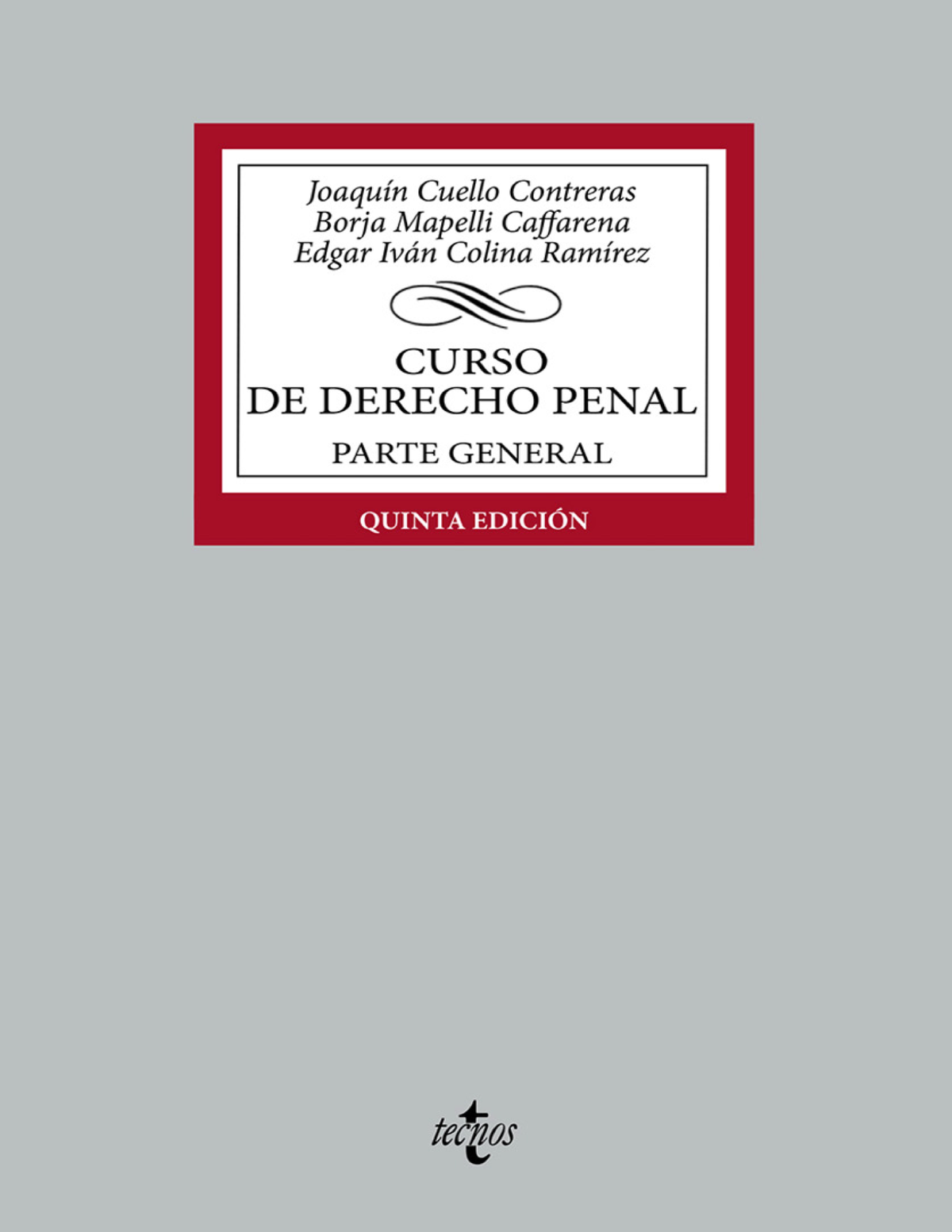 Curso de Derecho penal: Parte General