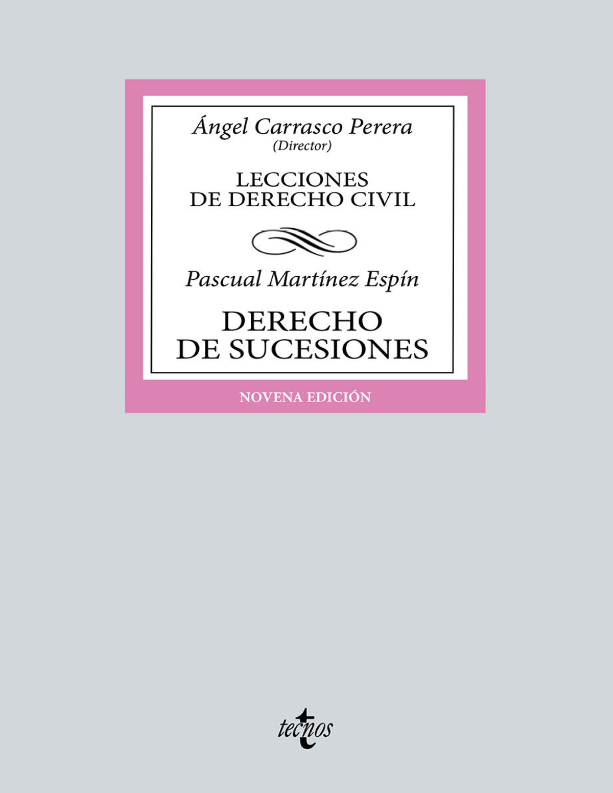 Derecho de sucesiones: lecciones de Derecho Civil