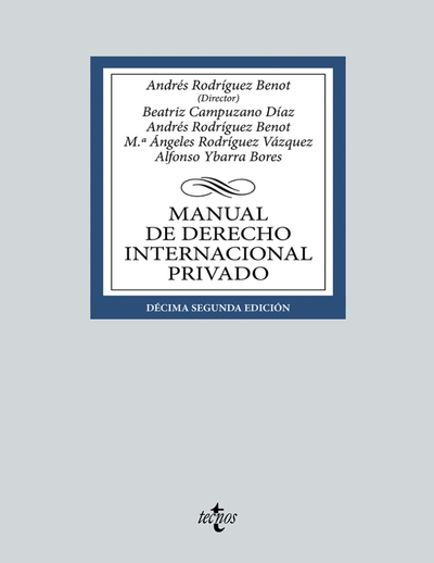 Manual de Derecho Internacional privado