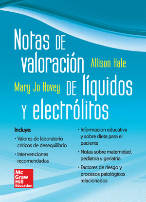 Notas de valoración de líquidos y electrólitos