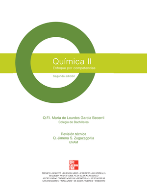 Química II: enfoque por competencias