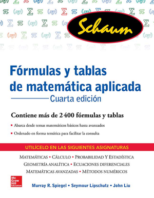 Fórmulas y tablas de matemática aplicada