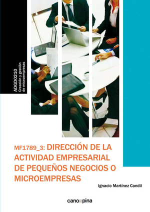MF1789_3: Dirección de la actividad empresarial de pequeños negocios o microempresas