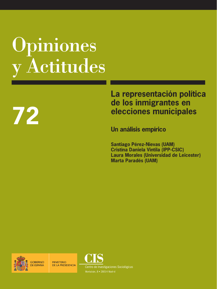 La representación política de los inmigrantes en elecciones municipales